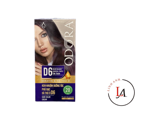 Nhuộm Odora phủ bạc hà thủ ô